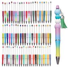 4Amazonia 10/50Pcs Fashion Black Ink Bead Ballpoint Pen DIY Kit Cool Metal Pens For Students, Teachers, Graduation Gifts - Black Ink Office Supplies - Multicolor - View 9