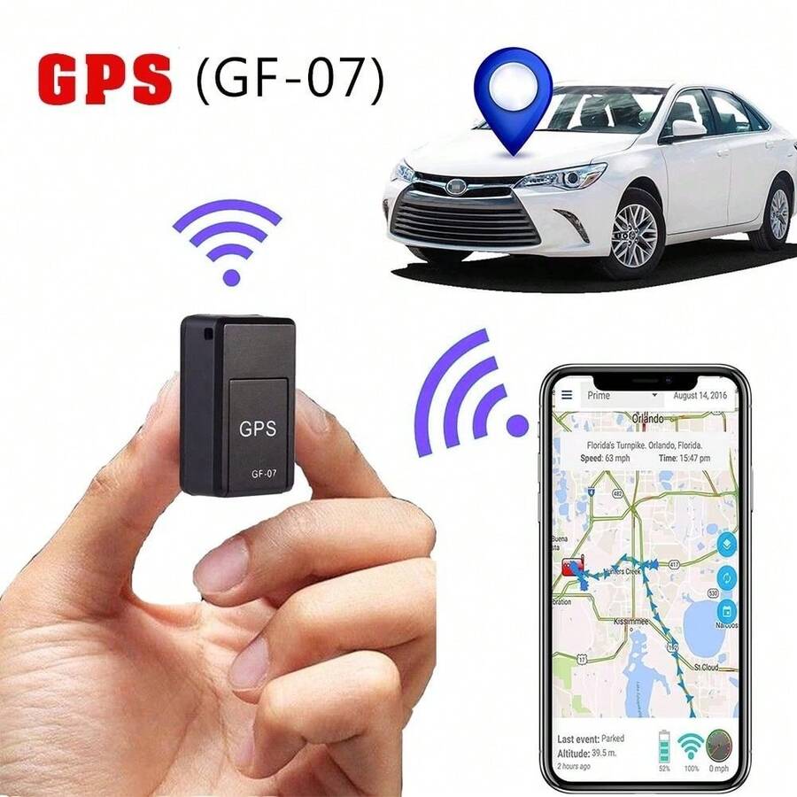 1/2個 GF-07 迷你 GPS 追蹤器 強力磁吸式 便攜輕巧 無需安裝 即時追蹤與記錄 精準定位 防丟 適用於車輛、寵物 - 多色 - 查看 1