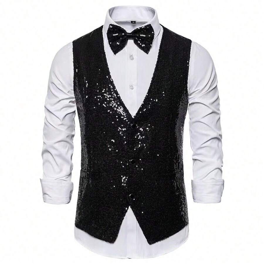 Men Cosplay Clothing - Black - View 1