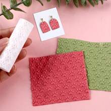 1 PC Dog Paw Print Pattern Polymer Clay Texture Roller, Polymer Clay Earring Making Roller - Very Suitable For Making Polymer Clay Texture Sheets - GL281 - View 6