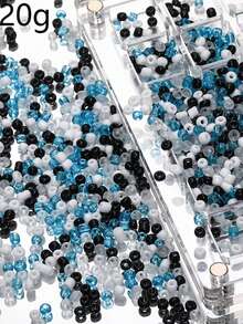 Blue Series Atmosphere Limited Edition Ins Style Glass Rice Bead Beads Scattered Beads DIY Handmade Bead Bracelet Necklace Matching - Multicolor - View 6