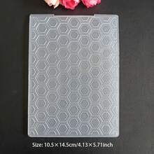 2D Embossed File Folder, Suitable For Card Embossing Machine Template, Handmade Photo Album Paper Craft Decoration DIY Greeting Card Making, Butterfly, Honeycomb, Small Daisy Flower Patterns - DIY Crafts - View 7