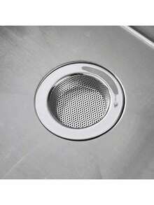 2Pcs Kitchen Sink Strainer Stainless Steel, Kitchen Sink Drain Strainer, Sink Strainers For Kitchen Sinks With Large Wide Rim 4.5" Diameter - Silver - View 9