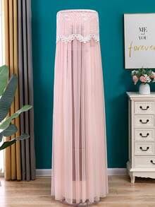 1pc Cylindrical Air Conditioner Dust Cover, Universal Top Lid Cloth, Can Start AC Without Removing Dust Cover - Multicolor - View 16