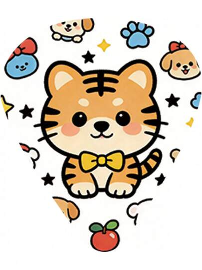 Púas de guitarra duraderas y lindas, irrompibles, adecuadas para guitarras acústicas y eléctricas, esenciales para la práctica diaria, púas con estampados coloridos, accesorios de práctica para principiantes, múltiples opciones