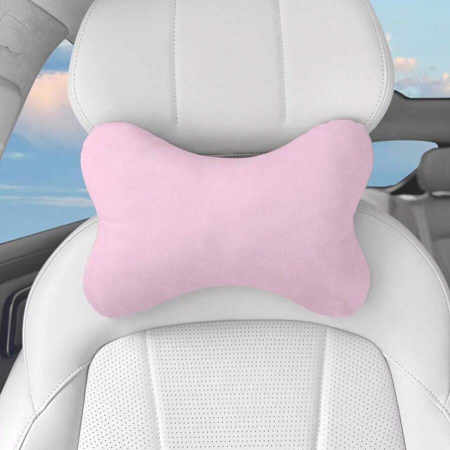 4-Piece Car Headrest & Lumbar Pillow Set, Multi-Color All Season Universal Seat Cushion & Back Support