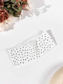 3 chiếc băng đô thể thao dệt kim mềm mại, thấm hút tốt, in họa tiết đính đá, dành cho nữ, thích hợp cho tập thể dục trong nhà, thể thao ngoài trời, phối đồ, trang trí, mọi dịp. Phụ kiện tóc tập luyện, băng đô spa, băng đô yoga thấm mồ hôi. - Nhiều màu - Xem 4