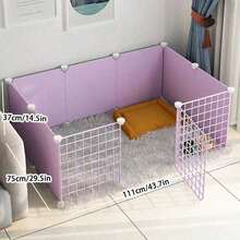 Adjustable Pet Fence, Indoor Isolation Gate, Dog Cage, Small Dog Iron Railing, Free Combination Pet Fence - Multicolor - View 6