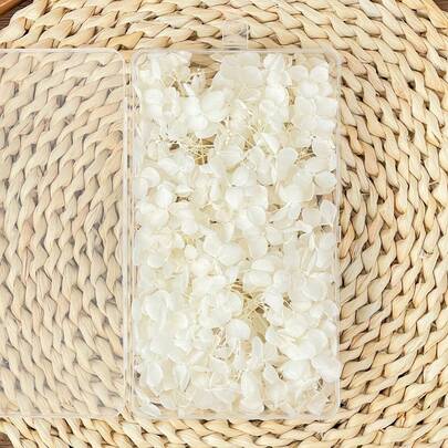 100/200/500/1000pcs Multi-Color Dried Hydrangea Flowers - Ideal For DIY Crafts, Candles, Weddings, Handmade Projects, Christmas