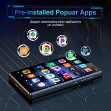 32GB MP3 Player With Bluetooth And WiFi , 5" HD Full Touch Screen MP3 Player With Spotify, Libby,Android MP4 Music Player For Kids Black - Black - View 3