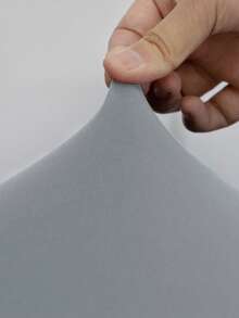 4pcs/6pcs/8pcs/10pcs Solid Color Chair Covers, Modern Removable Elastic Polyester Fiber Chair Slipcovers, Suitable For Living Room, Dining Room, Bedroom, Home Use, All Seasons - Ash - View 8