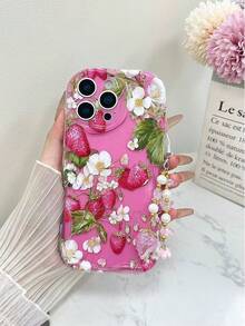 Cream Texture Painted Anti-Drop Phone Case With Chain, Compatible With IPhone 14, 14 Pro, 14 Pro Max, 13, 13 Pro, 13 Pro Max, 11, 11 Pro Max, 12, 12 Pro, 12 Pro Max, XR, XS, 15, 15 Pro, 15 Pro Max, 16, 16 Pro, 16 Pro Max, 17, 17 Pro, 17 Air, 17 Pro Max, Premium Anti-Drop Phone Case - Multicolor - View 5