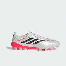 Adidas COPA PURE IV LEAGUE 2G/3G AG Low-Top Football/Soccer Shoes JQ0489 (Unisex) - Black and White - View 1