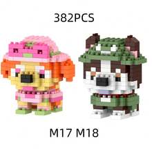 Paw Patrol DIY Mini Dog Building Block Toy For Teens, Pixel Style Animal Figure, Fun Puzzle Gift - Multicolor 3 - View 5
