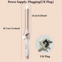 CRASTS 28毫米大直徑捲髮棒，快速加熱造型工具一鍵開關，型號HC-033 - 英規插(220-240V) - 查看 12