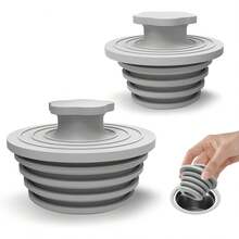 Bathtub Drain Stopper - 2 Packs Silicone Universal Shower Drain Cover, Tub Stopper Bathtub Drain For Bathroom, Tub, And Shower Drain - Easy Install Shower Drain - A - View 6