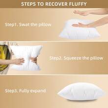 4 Pack Weather Outdoor Pillow Inserts, 18x18 Inch Waterproof Square Pillow Forms, Quick-Dry Cushion Filler For Patio Furniture, Garden, Deck & Porch Decor - 4pcs-18*18" - 查看 5