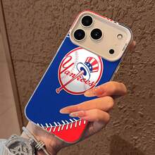 Estuche para teléfono con el logotipo de béisbol de los  Compatible con estuches para teléfonos ,  17,  16 Pro Max,  15 Pro Max,  13 y  12 Hecho de material de TPU que brinda protección contra golpes y caídas Un gran regalo para familiares, amigos, seres queridos, novios/novias y aniversarios - Negro - Ver 6