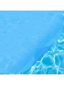 Solar Pool Cover, 24 X 12 Ft Rectangle Solar Blanket For Pools, Inground Above Ground Swimming Pool Solar Cover, 12 Mil Solar Covers Blue - 藍色 - 查看 1