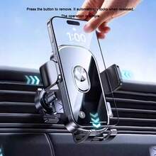 1个高品质重力车载手机支架，通用型空调出风口安装式智能手机支架 - 出風口 - 查看 7