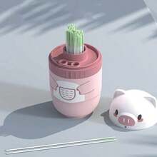 180 Pieces Of Cleaning Tools, Which Can Clean Ear Holes To Prevent Blockage. Ear Hole Sticks With Deodorizing And Aromatic Effects. Designed In A Cute Pig Pattern For Girlfriend Use. Portable. Blue And Pink Color. For Household Use Only. - Nhiều màu - Xem 10