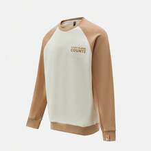 Adidas Men's M VERBIAGE SWT Knit Sweatshirt Sweatshirt KB4872 - Brown - View 1