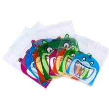 50pcs Creative Animal Pattern Transparent Self-Adhesive Bags, Cartoon Bear Design OPP Plastic Packaging Bags For DIY Jewelry Display And Packaging, Beading Jewelry Making Display And Packaging Supplies, Gift Packaging Bags - Multicolor - View 12