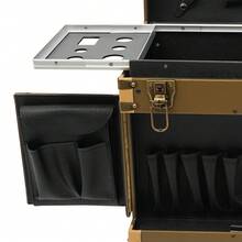 SanBouSi 1PCS Hairdressing Case Hairdressing Tool Organiser Hairdressing Box Hairdressing Case - Gold - View 7