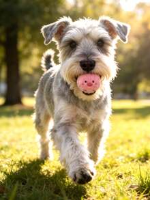 Meowing & Barking Sound Cartoon Cat & Dog Chew Toy, Pet Teeth Cleaning Interactive Toy - Pink - View 3