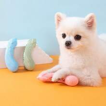 Durable Rubber Bone Dog Chew Toy, Suitable For Medium And Small Dogs Teething, Dog Chew Toy - Multicolor - View 10