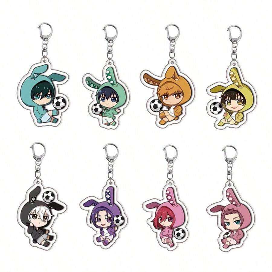 2026 New - Blue Lock Acrylic Double-Sided Keychain Isagi Yoichi, Bachira Meguru, Kunigami Rensuke Exquisite Anime Merchandise Pendant Collection Gift - Birthday Gift - Holiday Gift - Fan Collection Gift - Gift - Multicolor - View 1