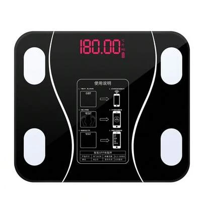 OISE ART STORE Bilancia Pesa Persona Intelligente Digitale Smart Bluetooth Pesapersone Con App -