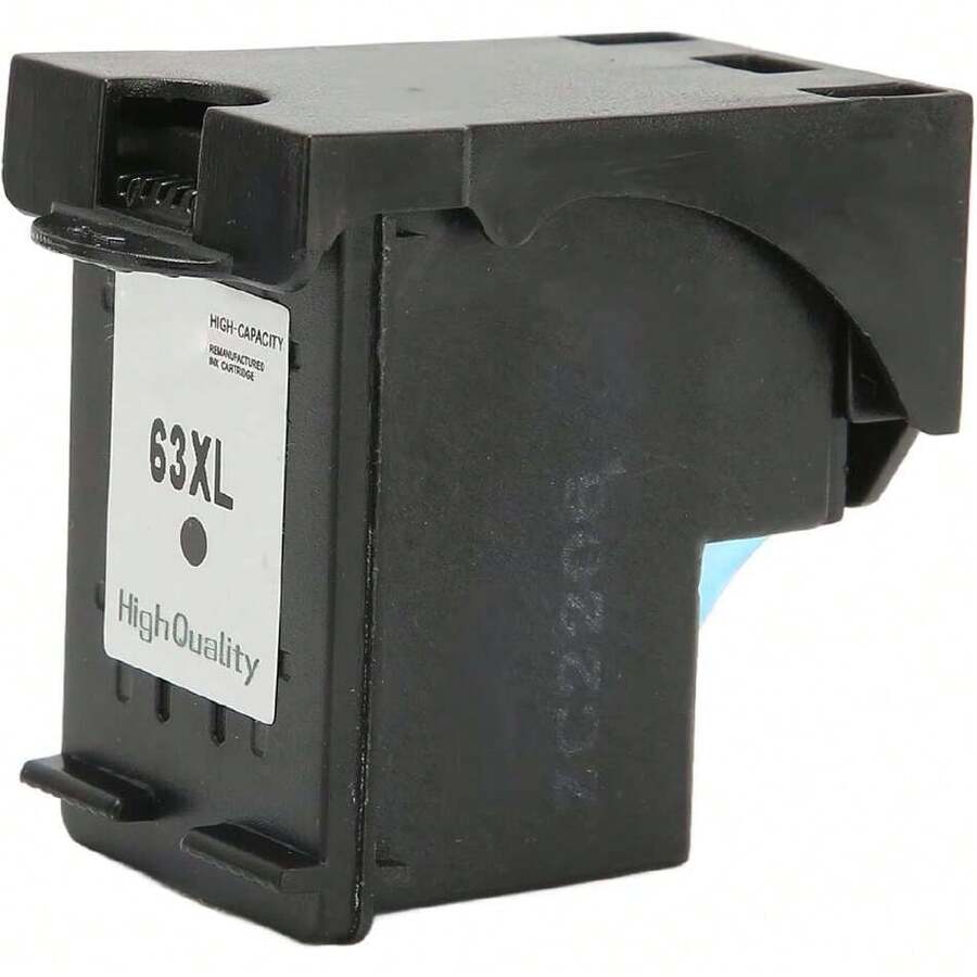Cartuchos de Tinta 63XL 63 Reemplazo para Ink 63 63 63XL para OfficeJet 3830 5255 5258 4650 5255 Envy 4520 4512 4513 4516 Deskjet 1112 1110 3634 3639 3632 2130 2132 Impresora(H 63XLBK Negro),40983186 - Rojo violeta - Ver 1