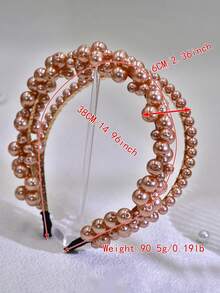 1 pieza Tocado elegante para mujer, diadema con rhinestones plateados, diadema de alta calidad, tocado nupcial, accesorio para el cabello de mujer, tocado de disfraz, tocado de boda, decoración para peinado de fiesta, accesorio para el cabello de primavera/verano, playa - Plateado - Ver 3