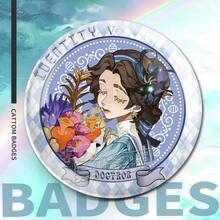 2个动漫反光双闪波霸奶茶金属徽章 - 彩色 - 查看 3