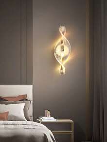 1pc/2pcs Modern Acrylic Wall Lamp, High Transmittance Acrylic Lamp Body, LED Light Strip, Suitable For Bedroom, Living Room, Study, Bedside, Corridor And Other Decorative Wall Lamps - Multicolor - View 5