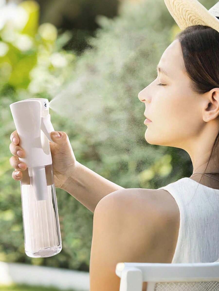 Bình xịt phun sương áp suất cao 200ml/300ml/500ml, xịt khoáng chăm sóc tóc và da mặt, bình xịt phun sương, vật dụng thiết yếu cho salon và du lịch, bình dùng trong phòng tắm. - Trong sáng - Xem 1