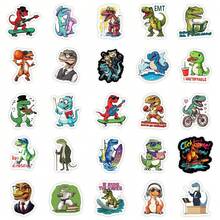 50pcs Cartoon Dinosaur Graffiti Stickers, Themed Decals For Water Bottles, Skateboard, Laptop, Mug, Luggage, Stationery, Scrapbook - Dinosaur - View 7