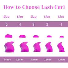 Lomansa 5pcs Self-Adhesive Eyelash Curler Pads, Eyelash Perming Pads, Suitable For Medium-Short Lashes, Reusable After Washing, Suitable For Salon And DIY - Multicolor - View 4