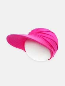 1pc Kids Unisex Sun Hat (Suitable For 3-8 Years Old) - UV Protection Breathable Sports Cap Suitable For Summer & Spring, Great For Beach, Golf, Tennis And Outdoor Activities (Multiple Colors Available) - Solid Color - View 8
