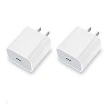 白色美标插头 110-127V 美规 A 型 1-3 个装 20W 快充 USB-C 墙充 Type-C 适配器 兼容 情人节礼物 - 美規A型插(110-127V) - 查看 13