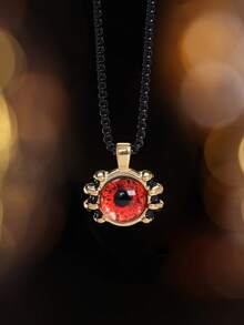 1pc Stainless Steel Evil Eye Pendant Necklace For Men Hip Hop Jewelry Gifts,Daily Wear,Party - Evil Eye Pendant - View 6