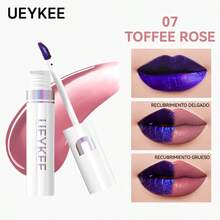 UEYKEE Tinte de Labios Peel-Off de Larga Duración | Brillo Labial Despegable con Acabado Mate Natural y Color Modular | Resistente al Agua y al Sudor | Hidratante y Vegano | Textura Ligera, No Pegajosa | No Mancha, No Transfiere | Ideal para Labios Sensibles | Sin Alcohol, Sin Parabenos | Regalo Perfecto para Navidad, Cumpleaños o San Valentín | Maquillaje Diario para Mujer Joven | Cosmético de Belleza Natural Cruelty-Free | Disponible en 7 Colores Intensos - 05 Castaño Marrón - Ver 10