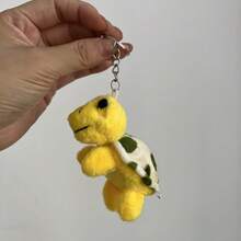 1 件绿色小乌龟钥匙扣和卡通动物形状包包装饰汽车配件包饰学院可爱哥特 Y2k 包配件挂绳带身份证夹汽车配件包饰圣诞礼物 - 藍色 - 查看 7