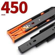 Rieles para cajones 97QC Guías resistentes extensión completa Rieles con capacidad carga 55,12 MRJS - Amortiguador de 18 pulgadas y 45 cm - Ver 2