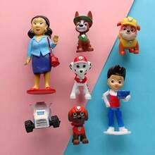 Paw Patrol 一套“汪汪队立大功”全系列玩具人偶，包含12个可收藏人偶，是理想的生日礼物 - 彩色 - 查看 6
