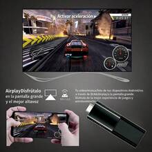 AMOROSA 1Pieza TV Stick Android 15.0 con 2GB RAM + 8GB ROM,TV Stick Decodificador,Smart TV Stick Streaming Incluye Control Remoto,Cable y Adaptador Entretenimiento Familiar-Envío Local - Tipo de Enchufe A USA (110-127V) - Ver 6