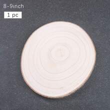 Rustic Natural Wood Slices With Bark, Round Wooden Disc Set For Table Decoration, 2PC / 4PC, Multiple Sizes - A - View 13