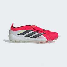 Adidas Predator Elite FT 2G/3G AG Low-Top Football/Soccer Shoes JR7841 (Unisex) - Red and White - View 2