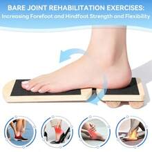 Ankle Balance Board And Ankle Strengthener For Physical Therapy Rehab Plantar Fasciitis Relief Stability Training Balance Training Foot Strengthener And Single Leg Balance BoardFull Of Fun - Black - View 3